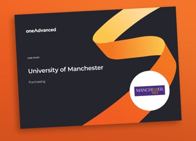 OneAdvanced cover for the University of Manchester case study